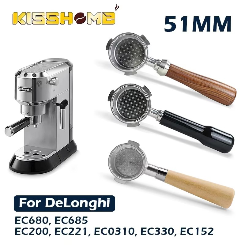 Delonghi Espresso Magnifica - Porte-filtre à café sans fond, accessoires