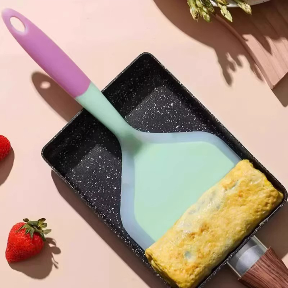 Okonomiyaki Spatula - Spatule en silicone large pour crêpes,